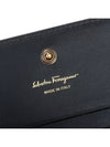 small logo bifold wallet black - SALVATORE FERRAGAMO - BALAAN.