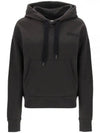 Sylla Embroidered Logo Oversized Hoodie Faded Black - ISABEL MARANT - BALAAN 2