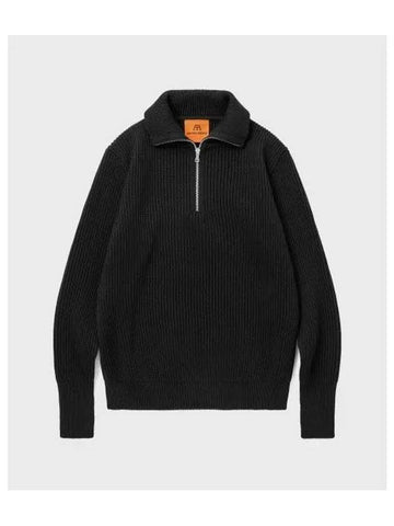 ANDERSEN Navy Half Zip Up Black - ANDERSEN-ANDERSEN - BALAAN 1