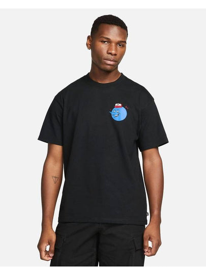 SB Globe Guy Short Sleeves T Shirt Black - NIKE - BALAAN 2