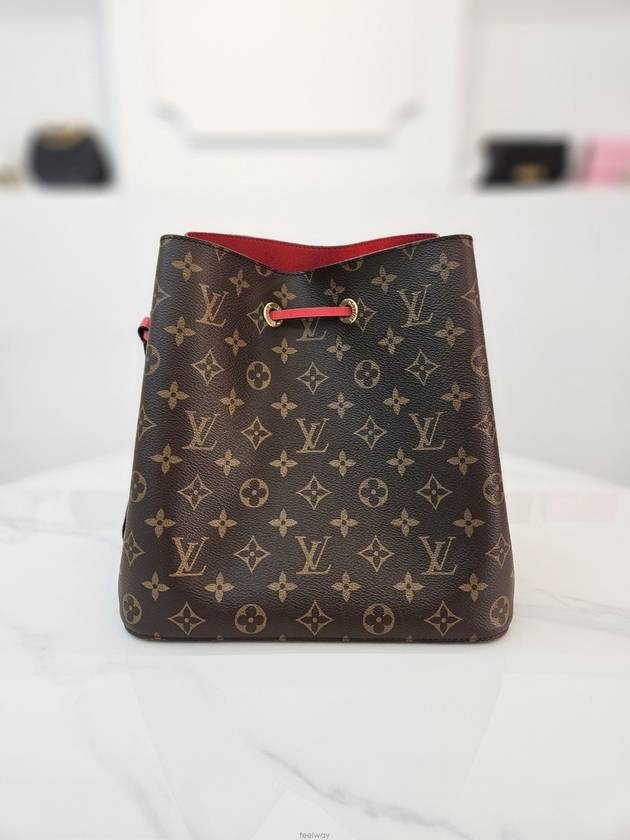 Monogram Neonoe MM Red Shoulder Bag M44021 - LOUIS VUITTON - BALAAN 4