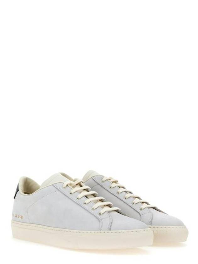 Retro Leather Nubuck Low Top Sneakers Green White - COMMON PROJECTS - BALAAN 3