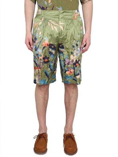 short pants 1W774 41170500 GREEN - ETRO - BALAAN 2