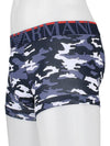 Men's Logo Camouflage Briefs Navy - EMPORIO ARMANI - BALAAN 4