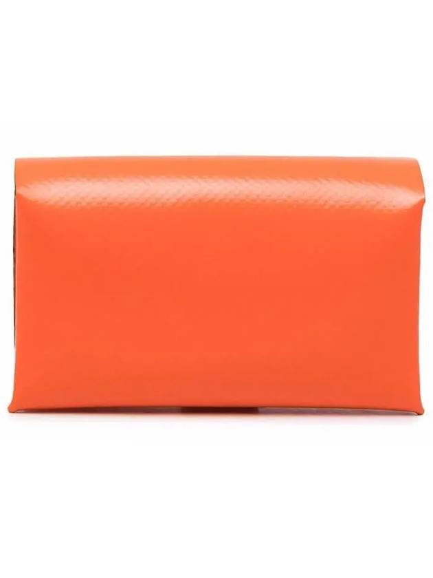 logo banding coin card wallet orange - MARNI - BALAAN.