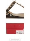 Rockstud Flat Sandals Black - VALENTINO - BALAAN 7