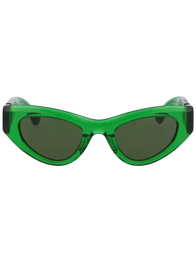 Eyewear Inverted Triangle Sunglasses Green - BOTTEGA VENETA - BALAAN 2