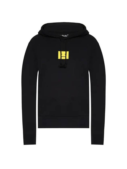 Face Logo Hoodie Black - ACNE STUDIOS - BALAAN 1