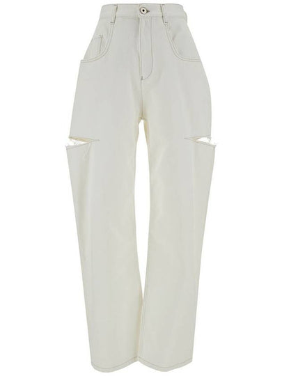 Distressed Denim Jeans White - MAISON MARGIELA - BALAAN 2