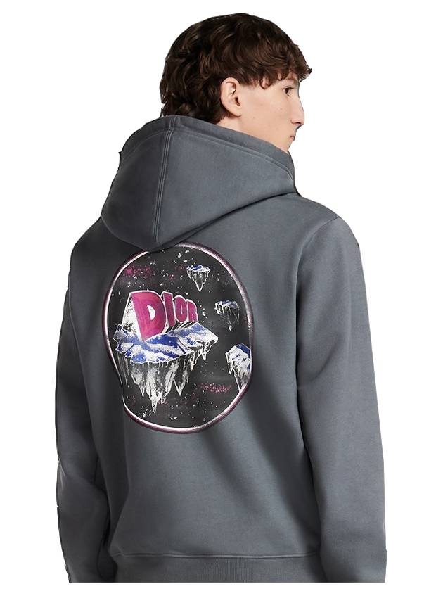 Cotton Over Hoodie Grey - DIOR - BALAAN 4