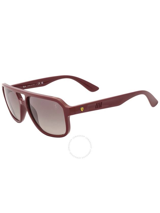 Ray Ban Scuderia Ferrari Grey Graduient Navigator Unisex Sunglasses RB4414M F68511 58 - RAY-BAN - BALAAN 3