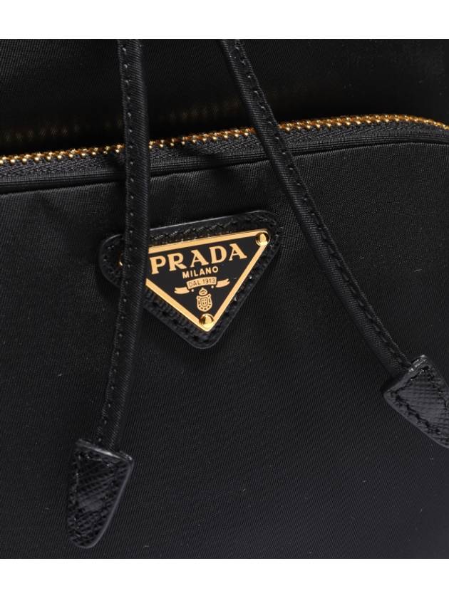 Duet Re-Nylon Bucket Bag Black Gold - PRADA - BALAAN 6