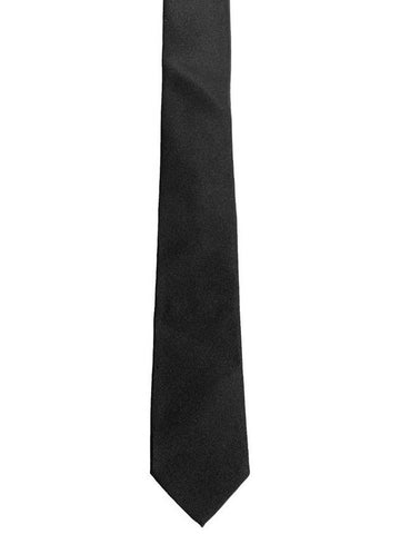 Silk Tie Black - SALVATORE FERRAGAMO - BALAAN 1