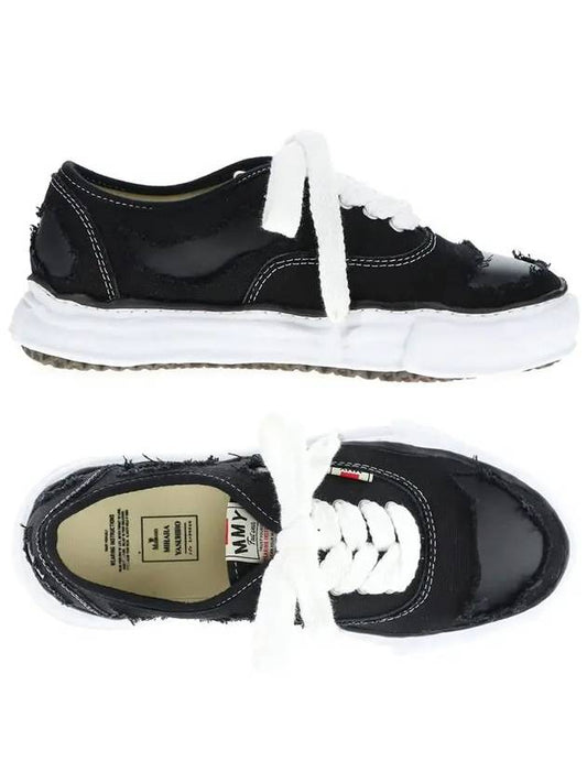 Baker OG Sole Broken Low Top Sneakers Black - MAISON MIHARA YASUHIRO - BALAAN 2