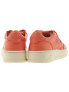 Women's Medalist Goatskin Low Top Sneakers Coral Pink - AUTRY - BALAAN 5