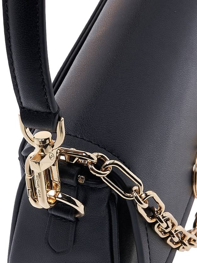 Parker Medium Leather Shoulder Bag Black - MICHAEL KORS - BALAAN.