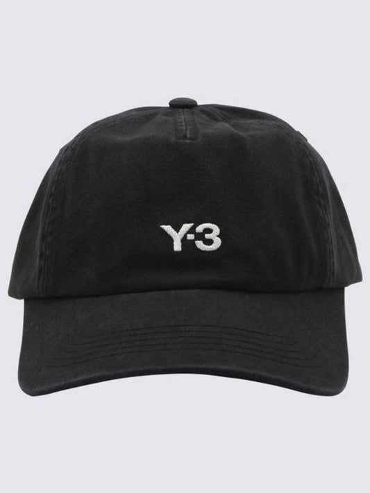 Yoji Yamamoto Logo Ball Cap Black - Y-3 - BALAAN 1