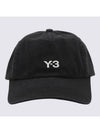 Yoji Yamamoto Logo Ball Cap Black - Y-3 - BALAAN 1