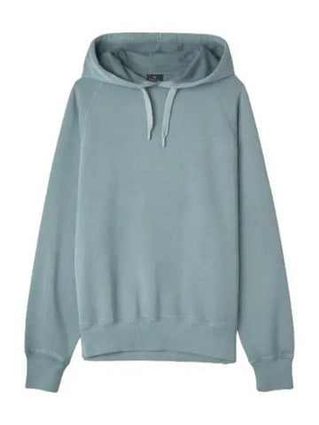 Happy Hooded Blue T Shirt Hoodie - PAUL SMITH - BALAAN 1