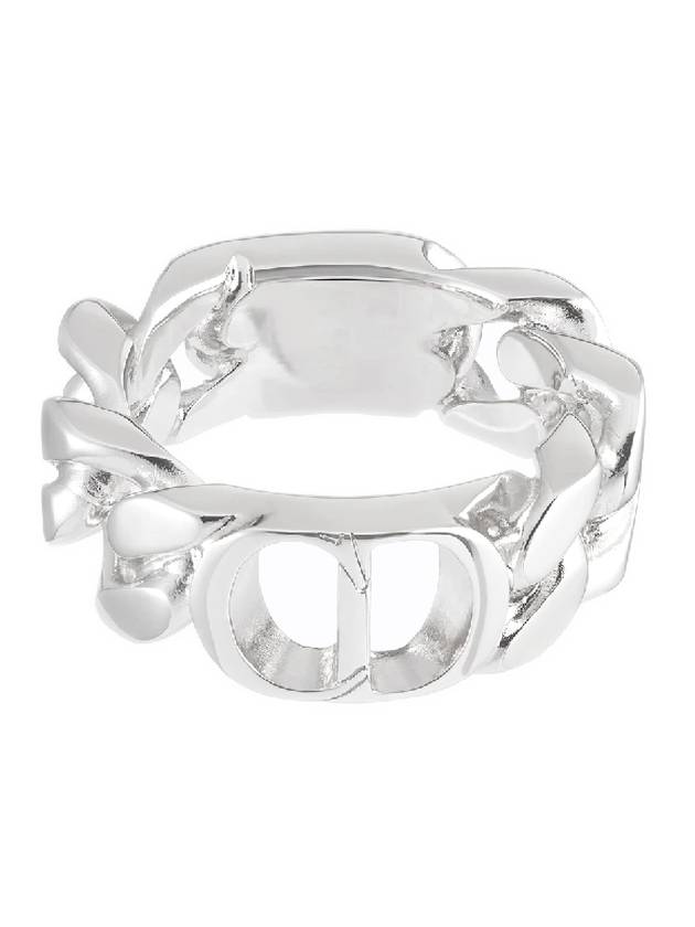 CD Icon Chain Link Ring Silver - DIOR - BALAAN 1