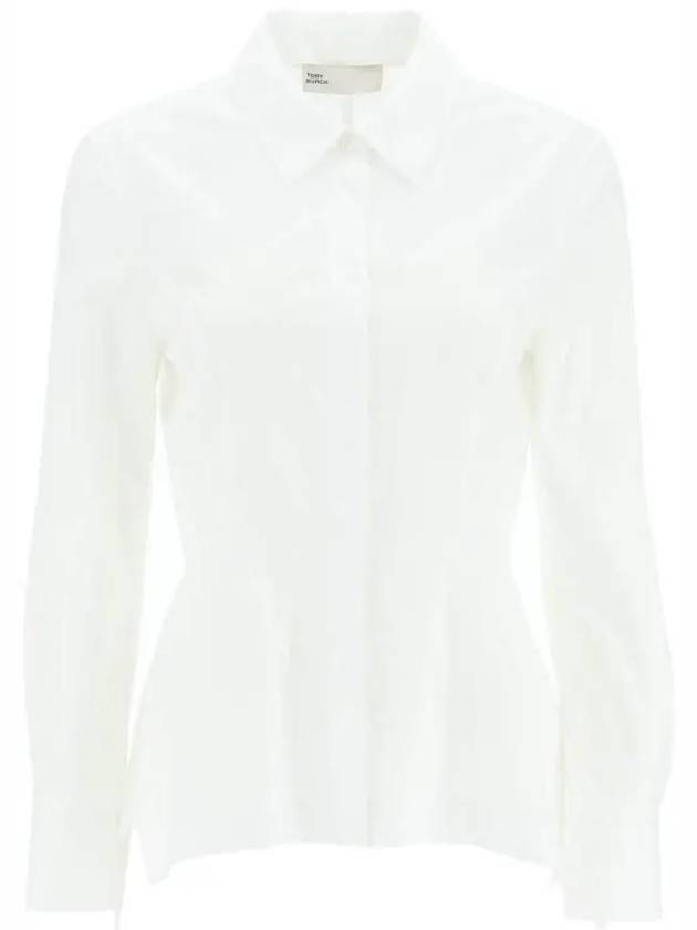 Poplin Shirt White - TORY BURCH - BALAAN 2