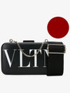 Women's VLTN Logo Cross Bag Black - VALENTINO - BALAAN 3