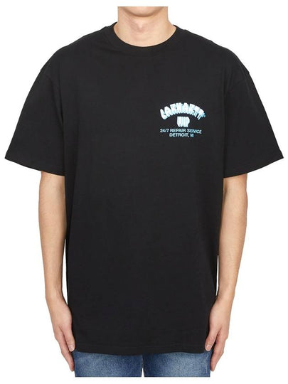 Super Tired Short Sleeve T-Shirt Black - CARHARTT WIP - BALAAN 2