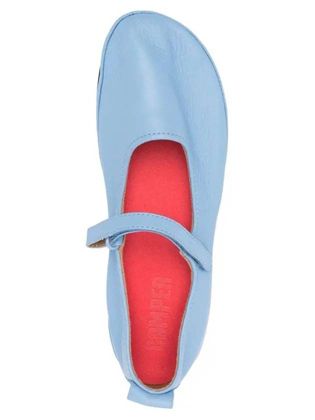 Right Leather Mary Jane Flat Shoes Blue - CAMPER - BALAAN 5