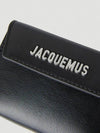 Jacquemus Porte Lanyard Strap Fold Flap Wallet Black - JACQUEMUS - BALAAN 4