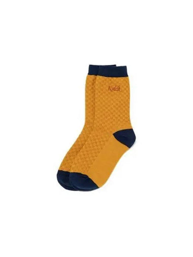 KODAK Apparel Color Block Waffle Socks YELLOW - KODO - BALAAN 1