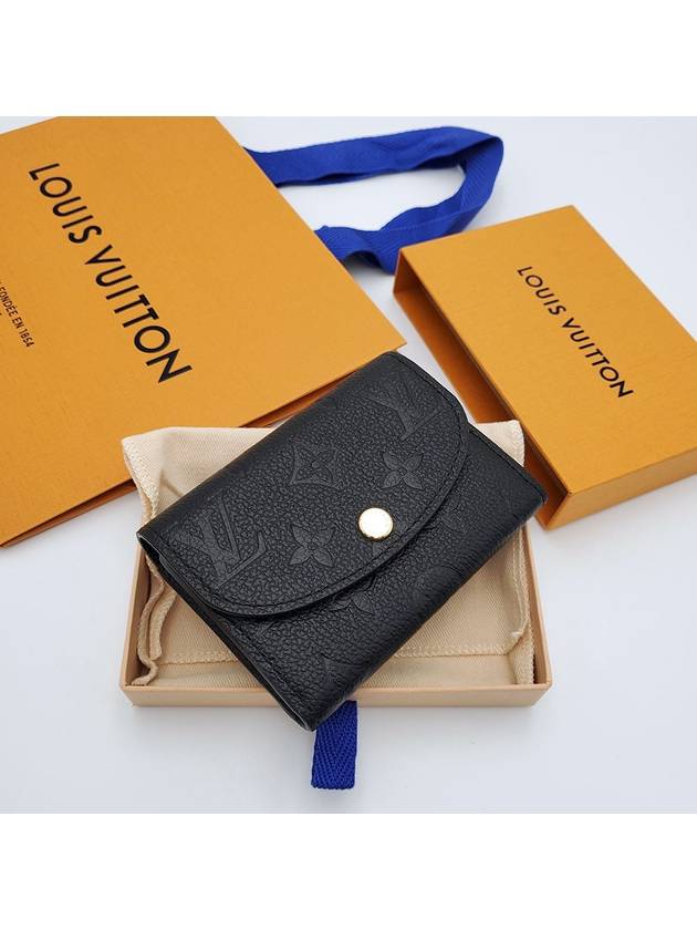 Rosalie Monogram Coin Wallet Black - LOUIS VUITTON - BALAAN 4