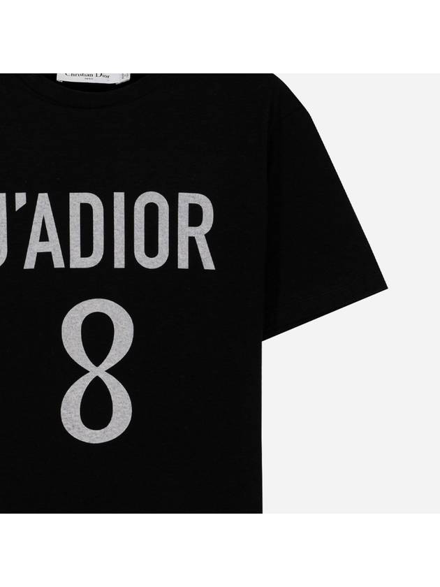 J'Adior 8 Short Sleeve T-Shirt Black - DIOR - BALAAN 5