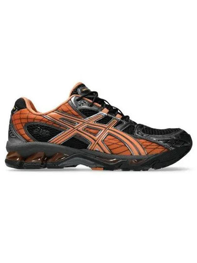 Gel Nimbus 10 1 Low Top Sneakers Black Rust Orange - ASICS - BALAAN 2