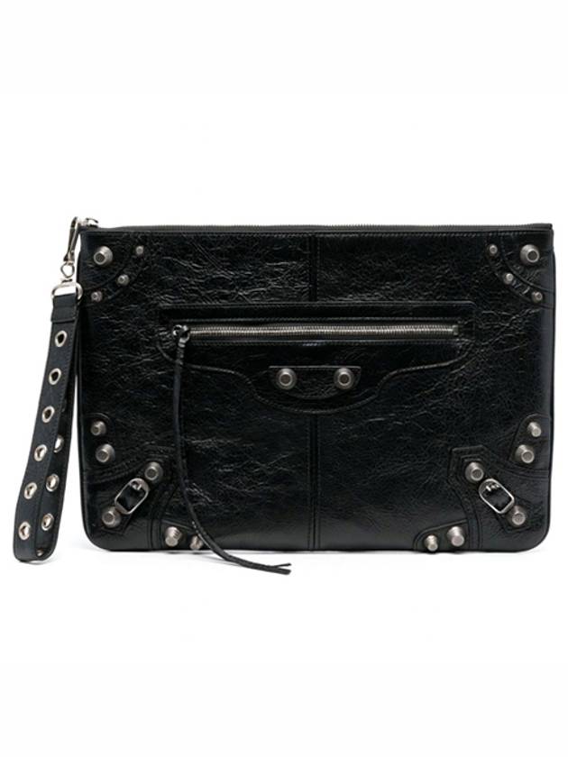 Le Cagole Large Clutch Bag Black - BALENCIAGA - BALAAN 2