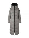 Mystique Satin Long Parka Padding Willow Grey - CANADA GOOSE - BALAAN 2