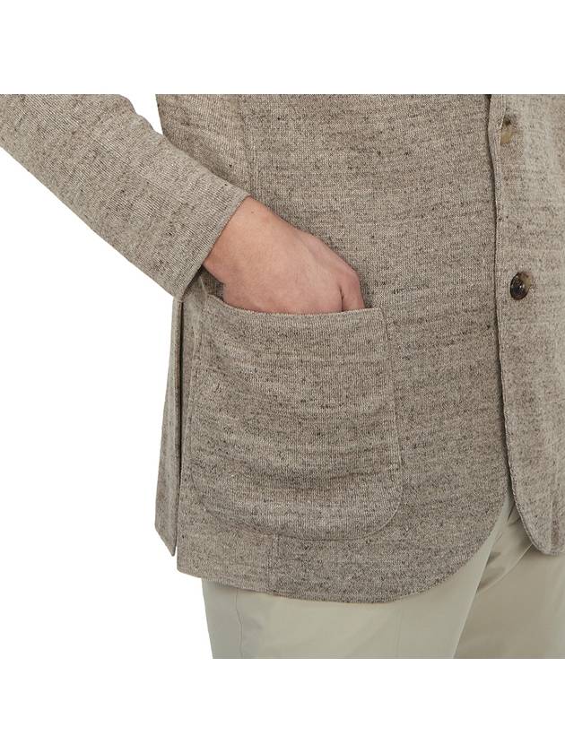 Men's Cardigan Beige - RVR LARDINI - BALAAN 9