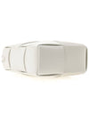 Cassette Intrecciato Mini Cross Bag Chalk White - BOTTEGA VENETA - BALAAN 6