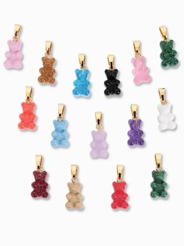 NOSTALGIA BEAR FANTA CLASSIC CONNECTOR Nostalgia Haribo Bear Fanta Pendant Resin Charm - CRYSTAL HAZE - BALAAN 3