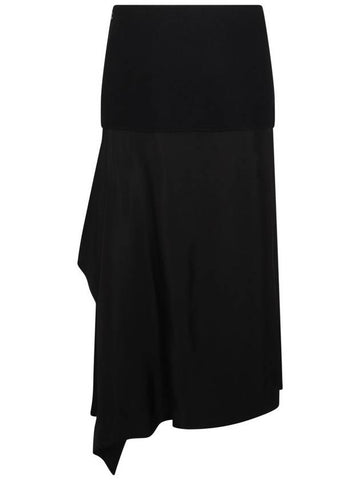 Jil Sander Black Wool Skirt - JIL SANDER - BALAAN 1