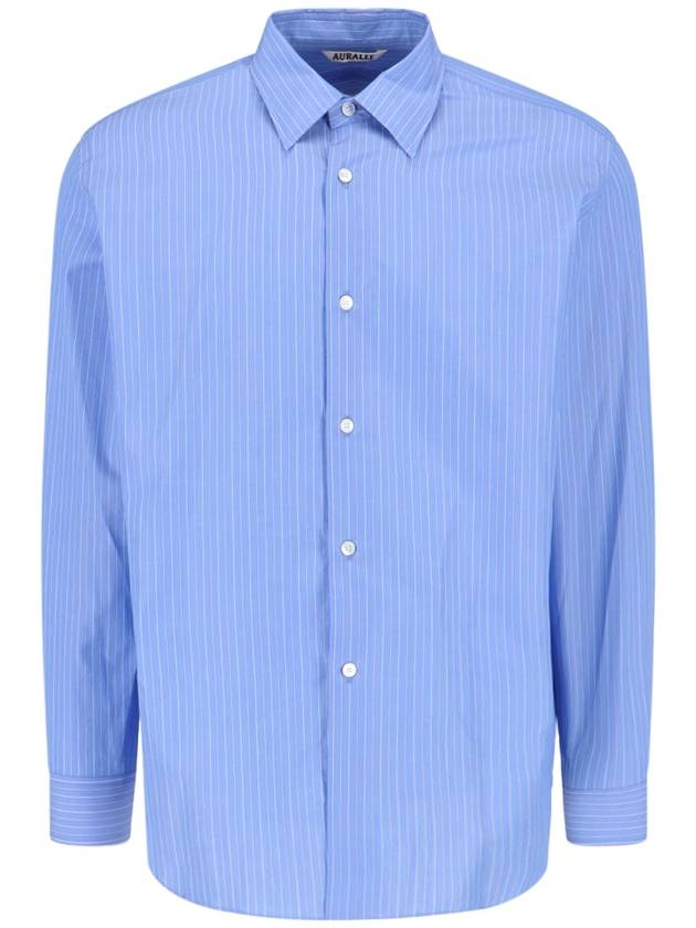 long sleeve shirt blue - AURALEE - BALAAN 2