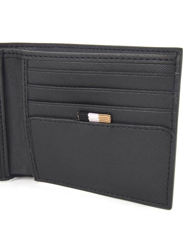 Saffiano Leather Bi-Fold Wallet Black - HUGO BOSS - BALAAN 6