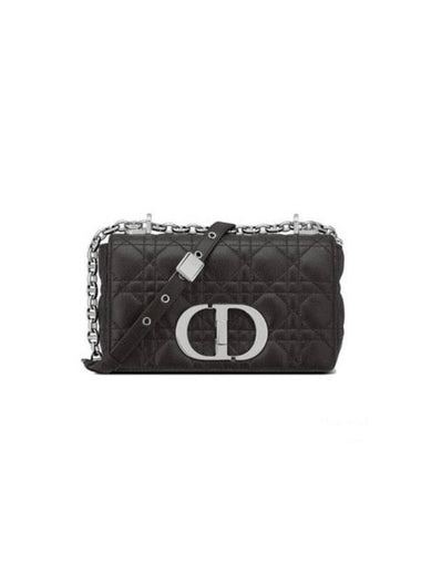 Caro Supple Cannage Small Cross Bag Black - DIOR - BALAAN 1