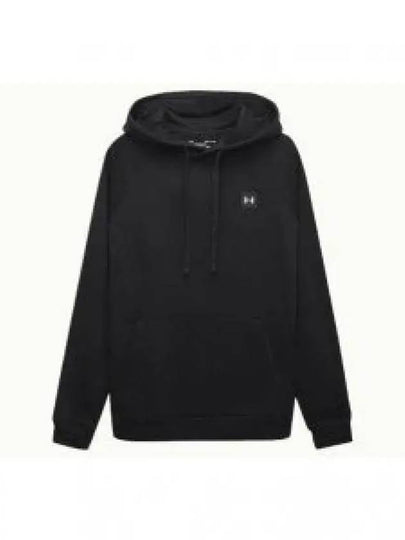 Rival Fleece Hoodie Black - UNDER ARMOUR - BALAAN 2