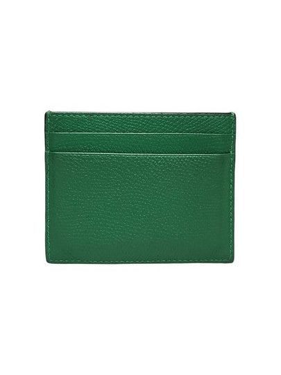 2W0P0V32SNP green color V logo card wallet - VALENTINO - BALAAN 2