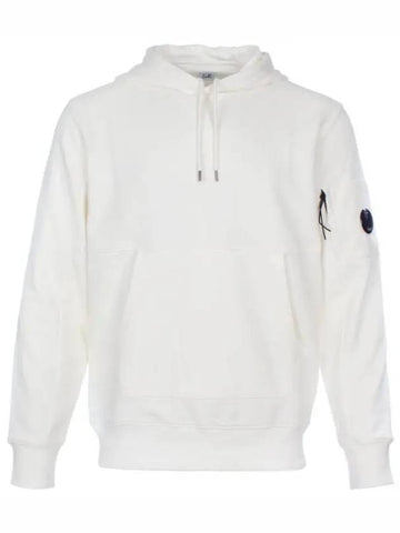 Lens Waffen Hoodie White 14CMSS023A - CP COMPANY - BALAAN 1