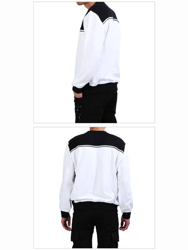 Drawstring Sweatshirt Black White - BALMAIN - BALAAN 4