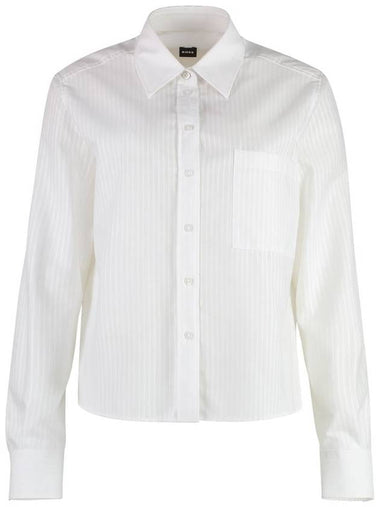 Boss Cotton Shirt - HUGO BOSS - BALAAN 1