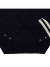 Donegal 4-Bar Striped Crew Neck Wool Knit Top Navy - THOM BROWNE - BALAAN 10