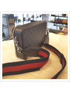 GG Supreme Fabric Small Cross Bag Black - GUCCI - BALAAN 7