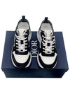 Oblique B25 Runner Low Top Sneakers Black - DIOR - BALAAN 2